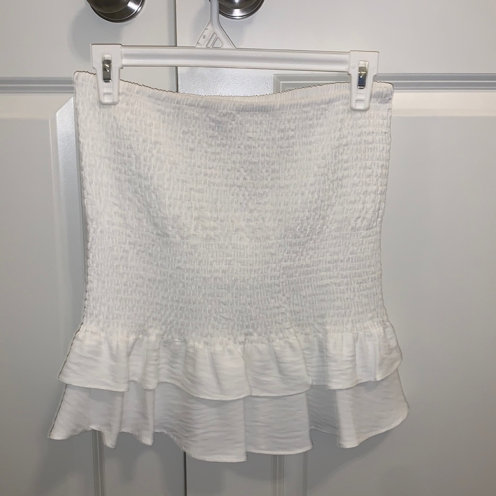 White boutique skirt